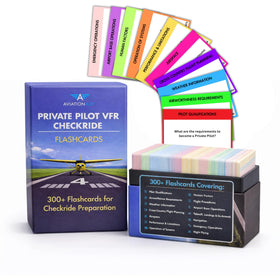Aviation Ally Private Pilot VFR flashcards cover the essential checkride topics for quick study
