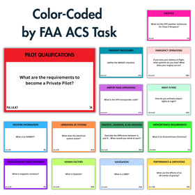 Aviation Ally VFR checkride oral exam reference cards support structured practice