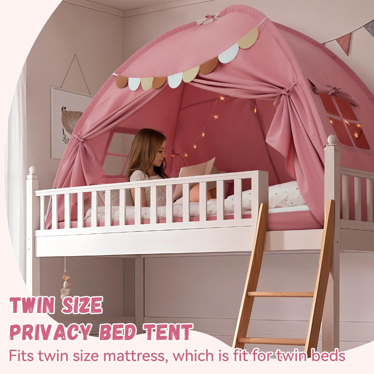 Avrsol Bed Tent Twin features easy assembly for travel and quick setup