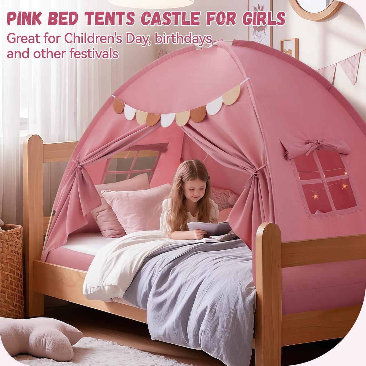 Avrsol Bed Tent Twin creates secret hideouts for imaginative play