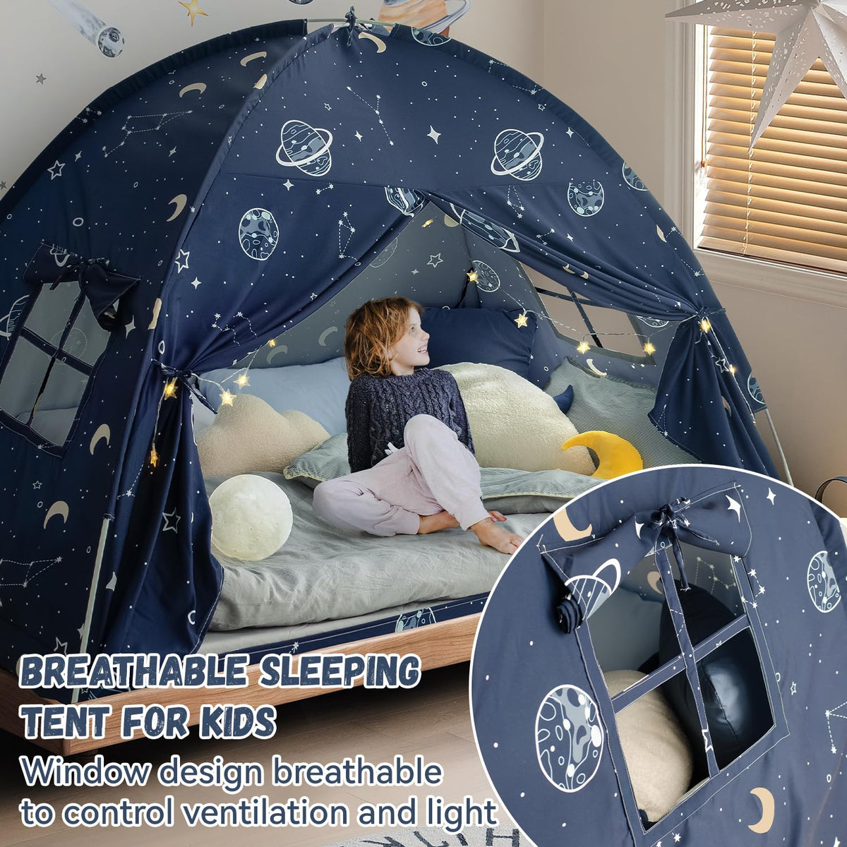 Avrsol durable fiberglass frame resists bending and collapse keeping the tent sturdy.