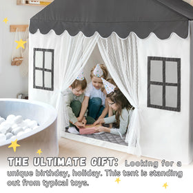 Avrsol indoor playhouse offers a large interior area for group play