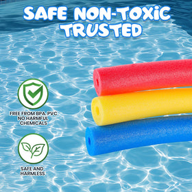 AVVKED pool noodles safe for kids and adults, enhancing relaxed floating sessions.