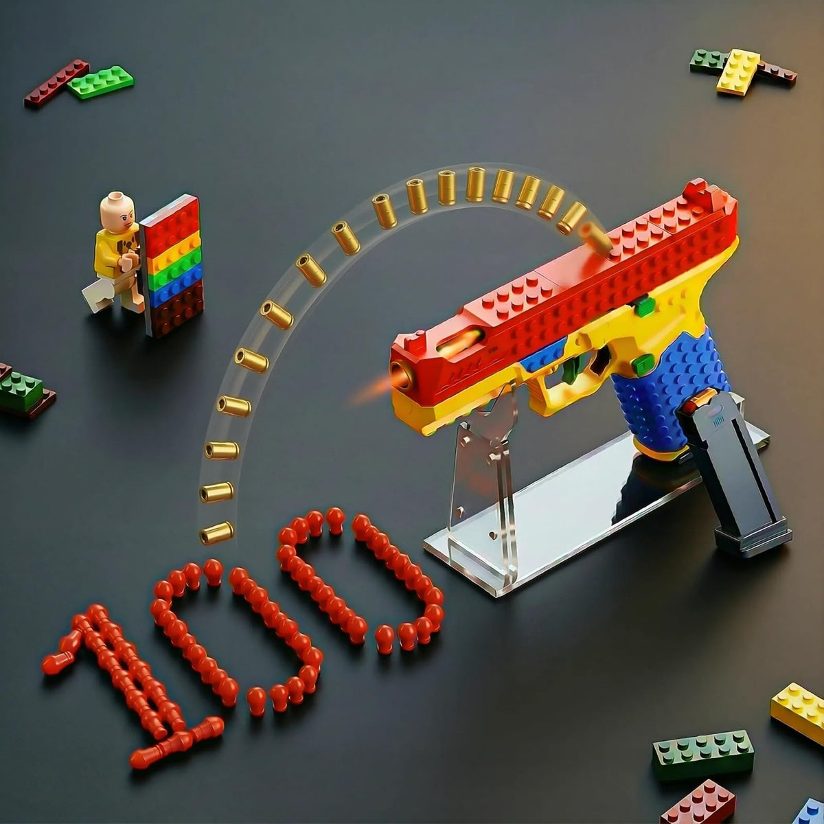 Awadas shell-ejecting mechanism closeup highlighting action