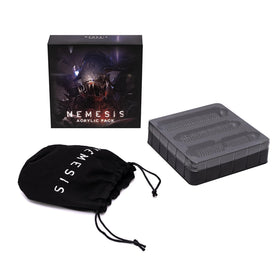 Awaken Realms Nemesis acrylic carnomorph tokens detail for immersive gameplay