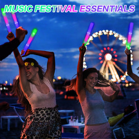 AWANG multicolor flashing glow sticks for concerts and crowds