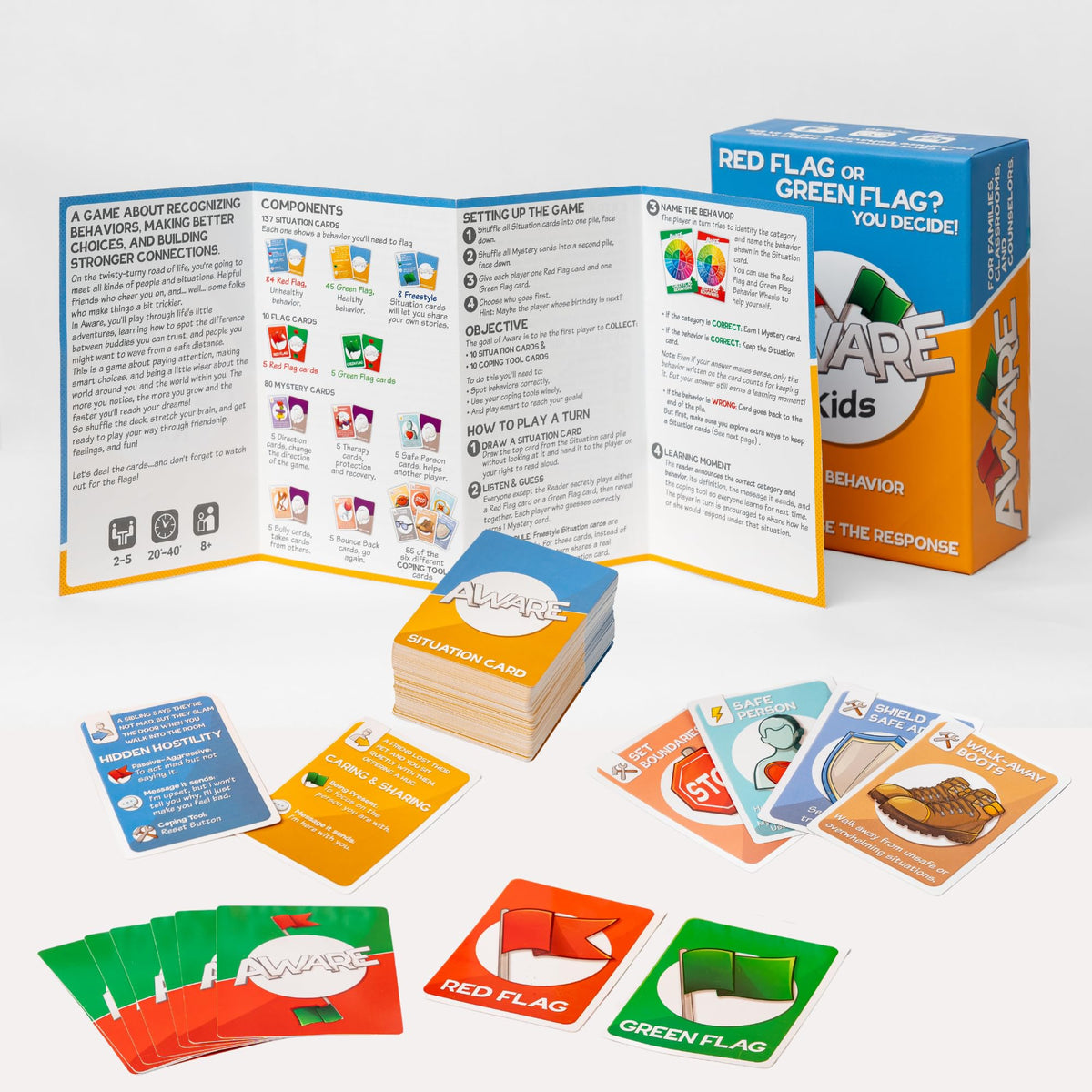 AWARE introduces coping tools that guide safe, respectful decision-making.
