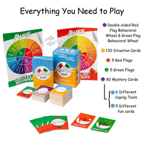 AWARE Kids Card Game includes clear instructions for easy setup.