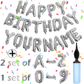 Awfrky Happy Birthday banner letters add a personalized touch to your party decor.
