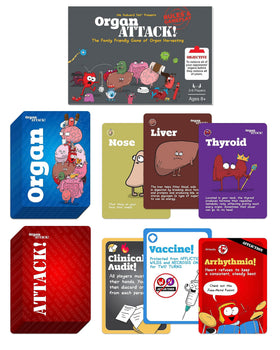 The Awkward Yeti Organ Attack immunity cards illustrating strategic defenses.