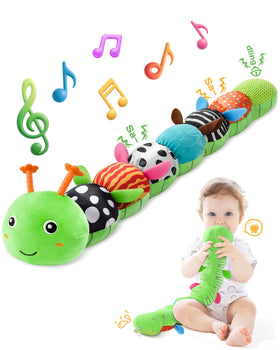 AWOTOY 6-in-1 developmental plush for infants and exploration