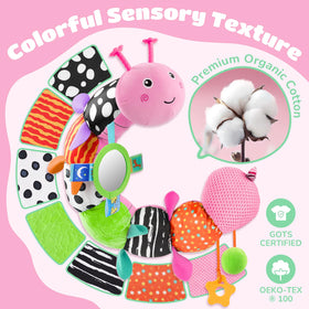 AWOTOY Caterpillar end rattle adding gentle sounds for calm play