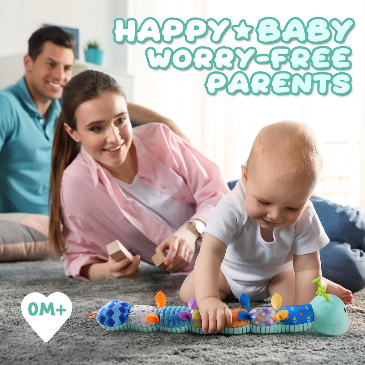 AWOTOY Caterpillar growth scale helps track baby height daily