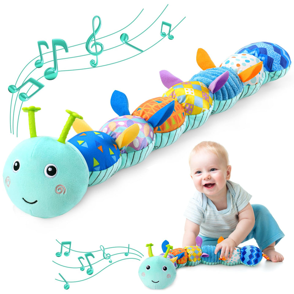 AWOTOY Caterpillar musical toy head music for soothing newborns
