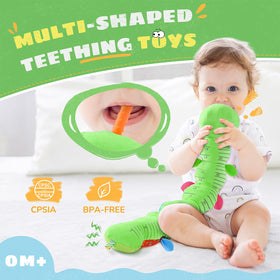 AWOTOY music button and rattle engage babies on the move