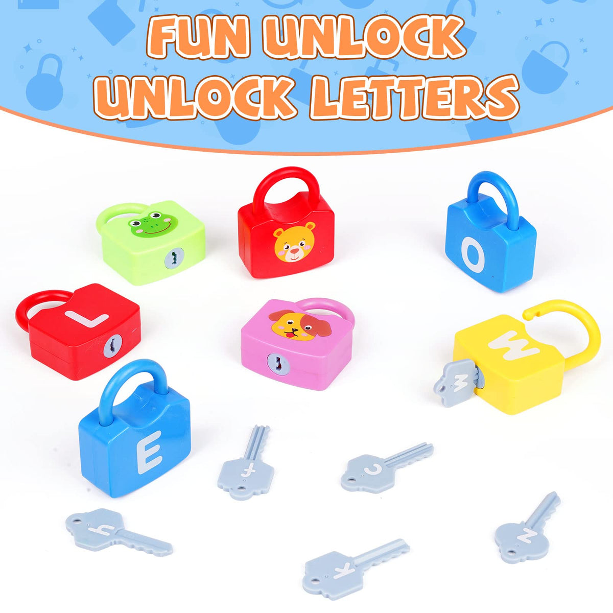 AXEARTE 26 locks and 26 keys invite independent problem solving