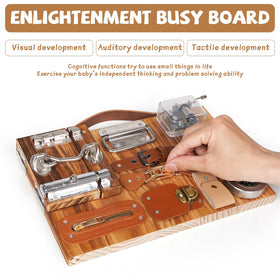 AXEARTE Busy Board gears helping hand-eye coordination and problem solving