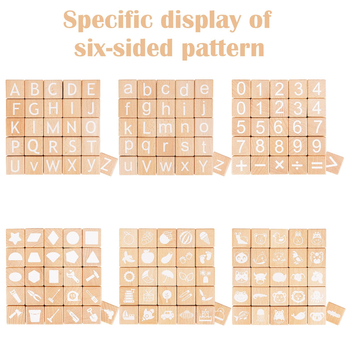 AXEARTE blocks with animal icons promote playful learning and recognition