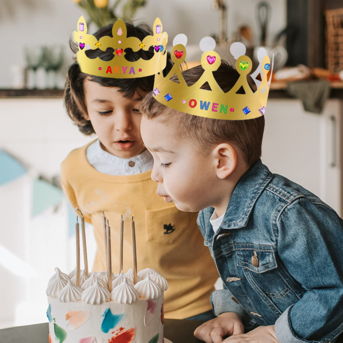 Axeyil versatile crown set for birthdays, weddings, and themed events
