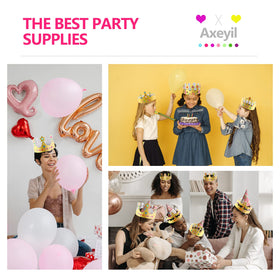Axeyil easy-assembly crowns simplify party decoration