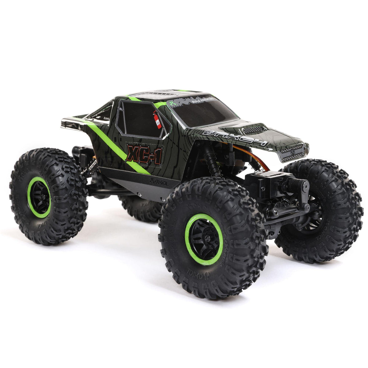 Axial AX24 XC-1 brushed motor inside for approachable maintenance.