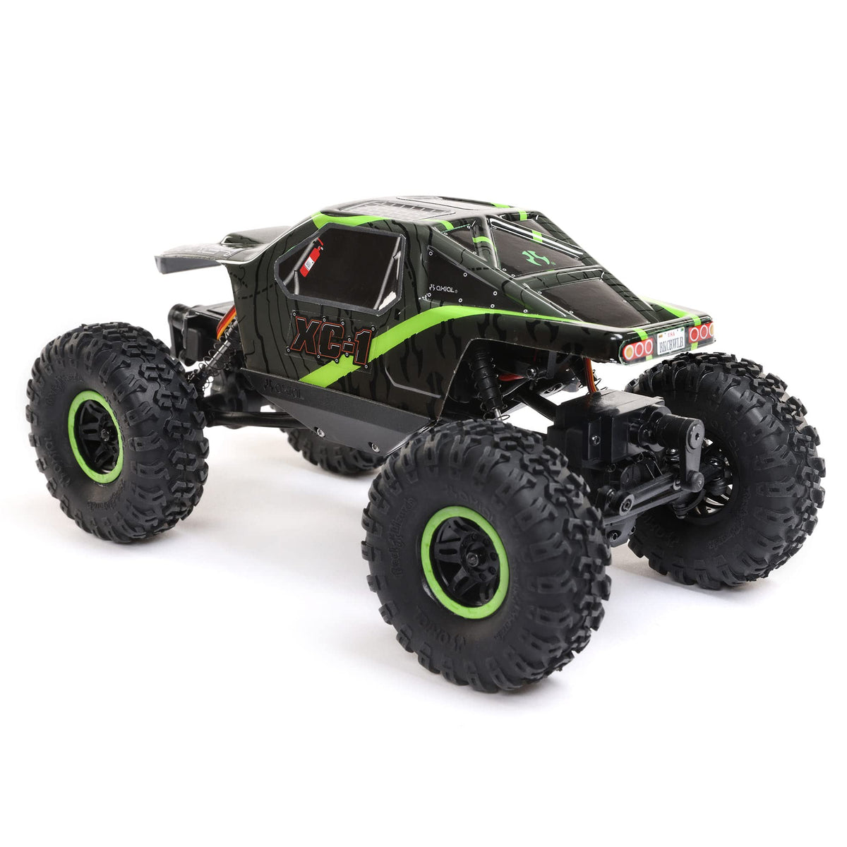 Axial AX24 XC-1 green finish stands out on trails.