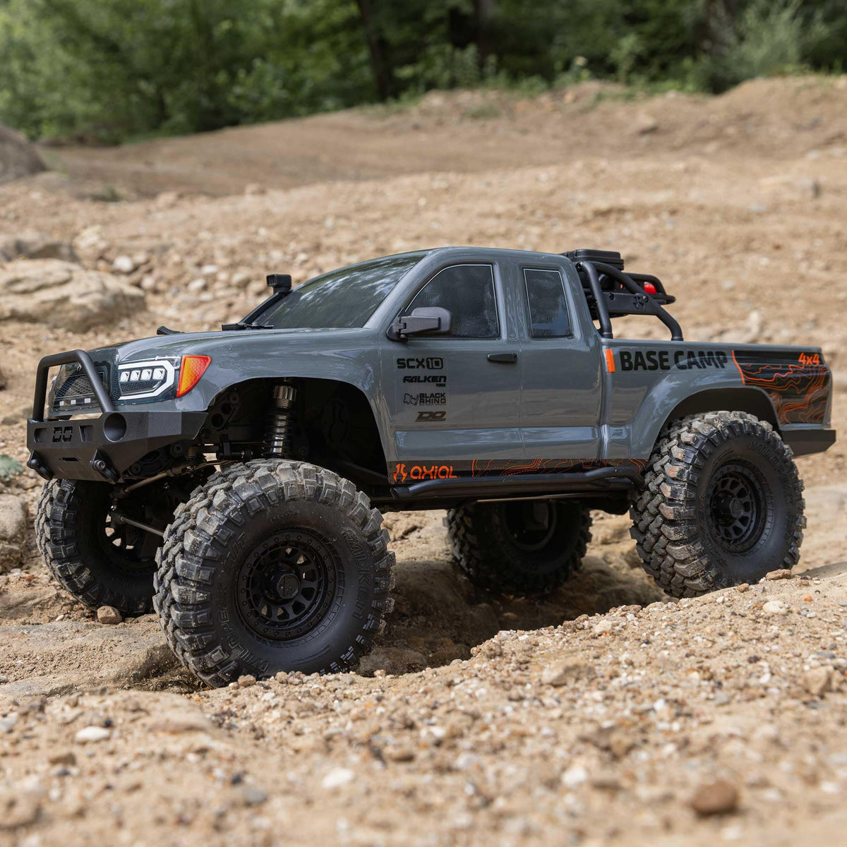 Axial AXI-1375T2 Base Camp scale accessories enhance authentic crawler aesthetics