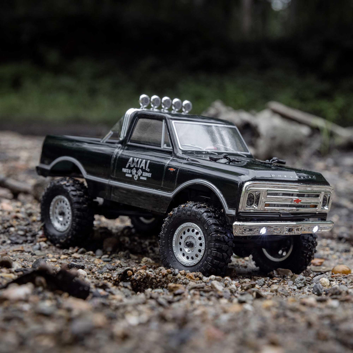 Axial RC Truck 1967 C10 underbody details for authentic chassis.