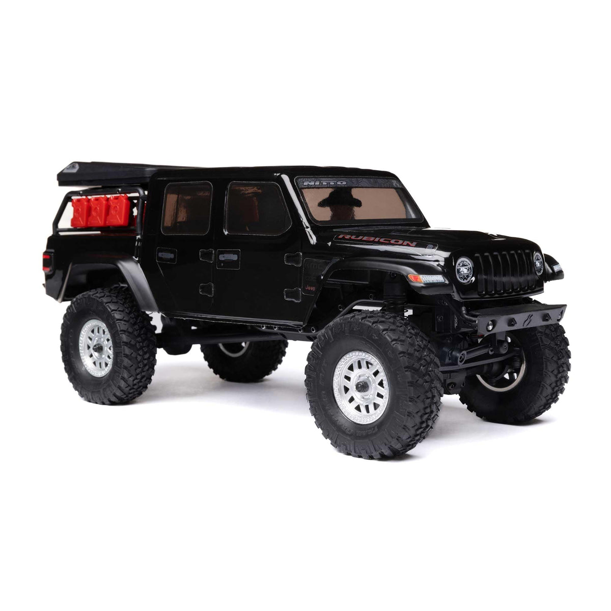 Axial SCX24 in action on rock terrain.