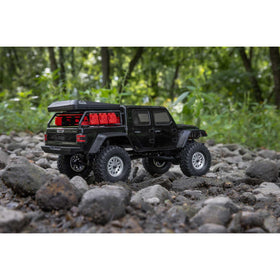 Axial SCX24 Spektrum radio system delivers precise control.