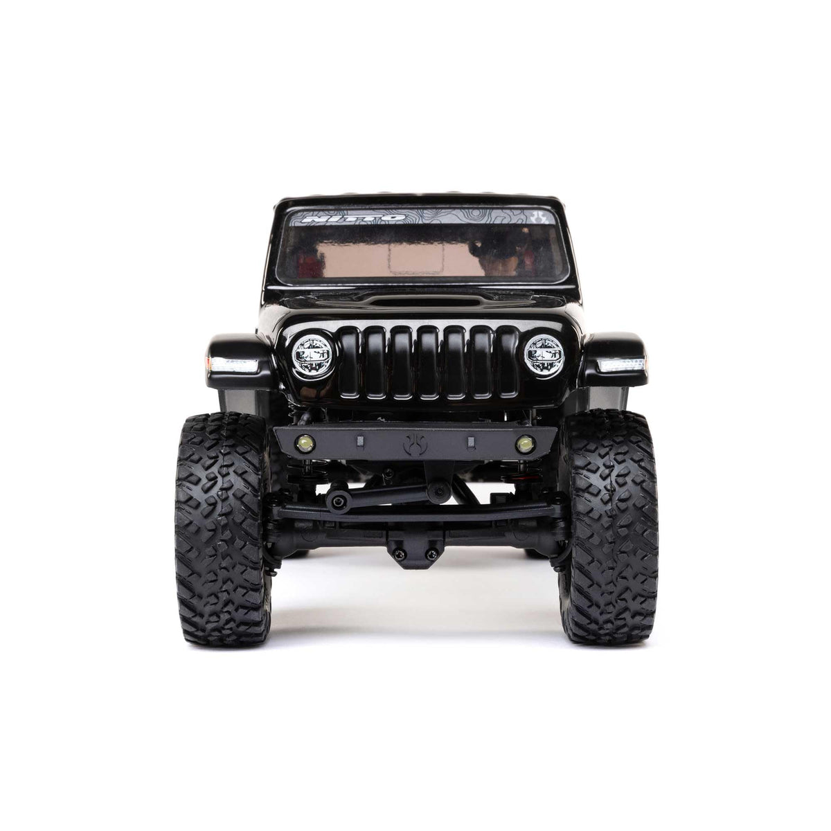 Axial SCX24 top view highlights scale details.