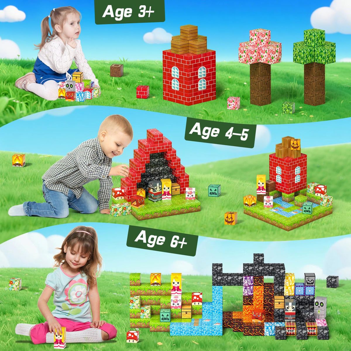 Axirata blocks work with other brands for bigger world sets.