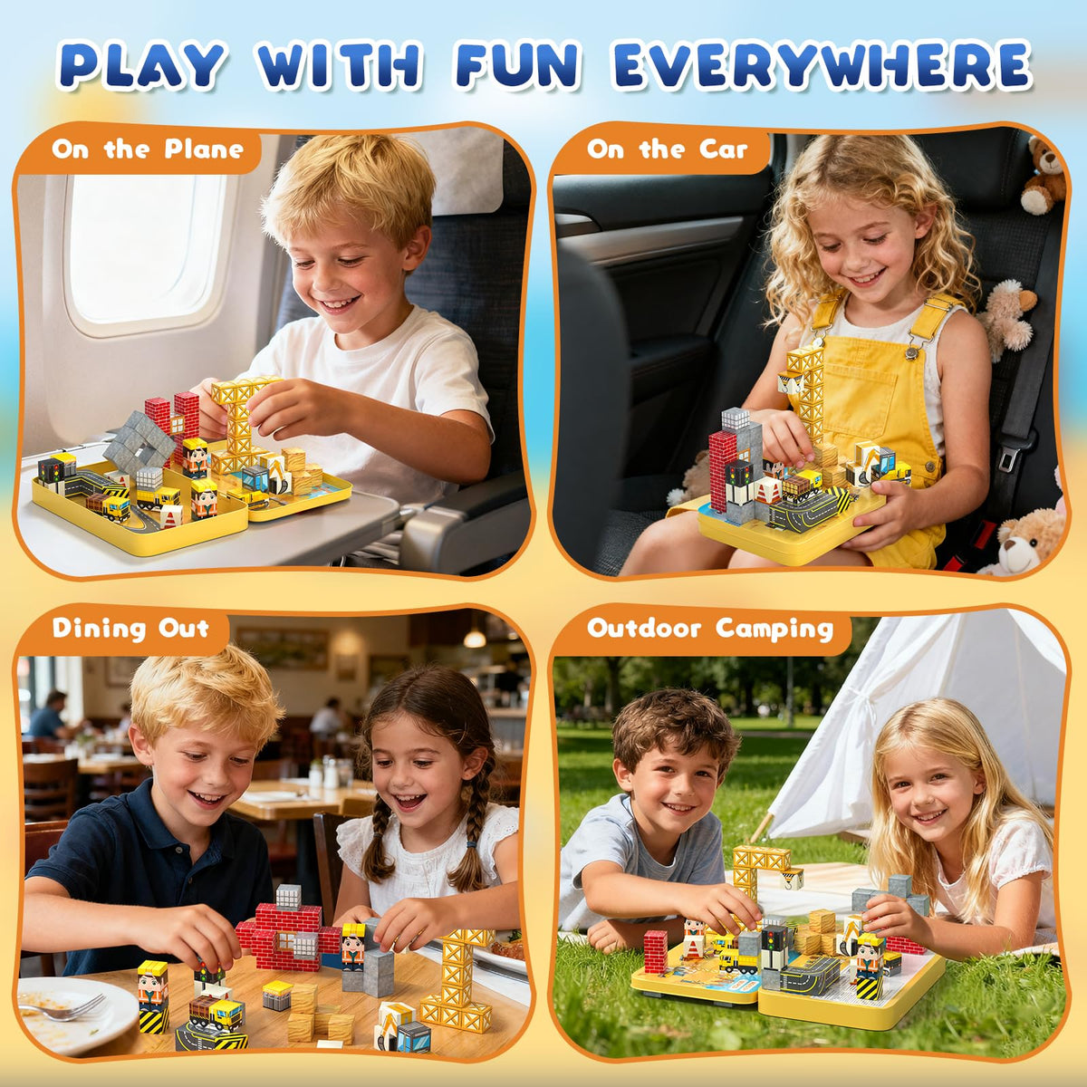Axirata compatible magnetic cubes expand play with 0.8 inch pieces