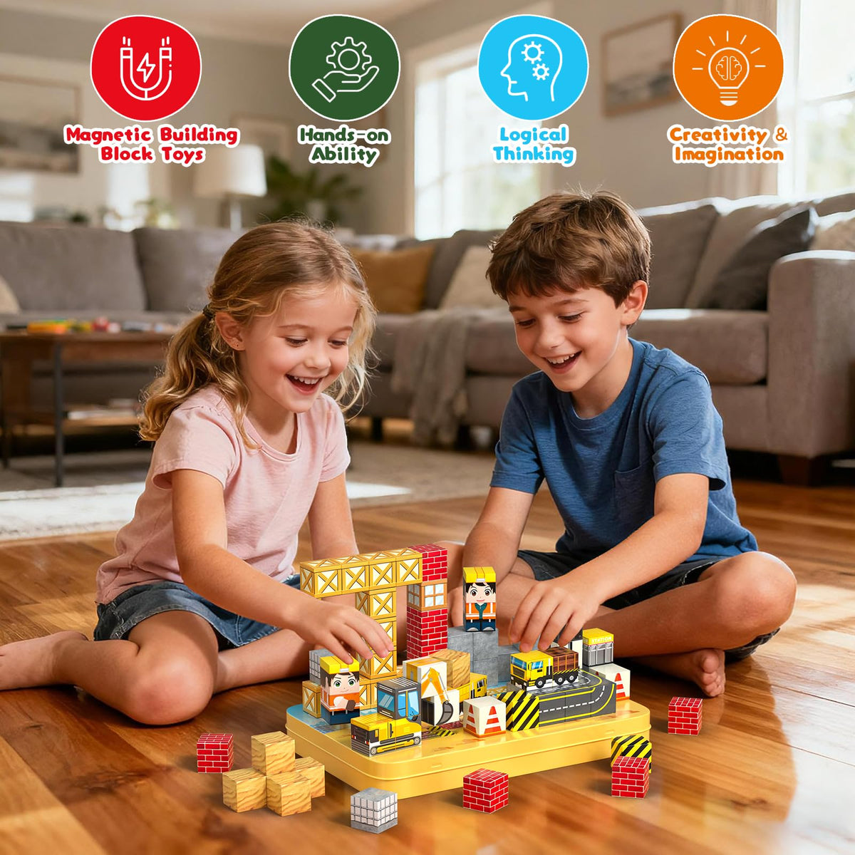Axirata creative-construction world activity promotes building and rebuilding