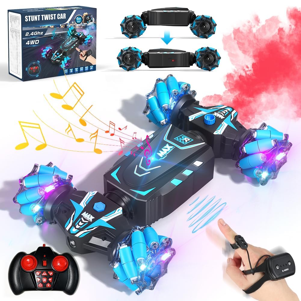 Axirata gesture remote-control car for intuitive play and extended range.