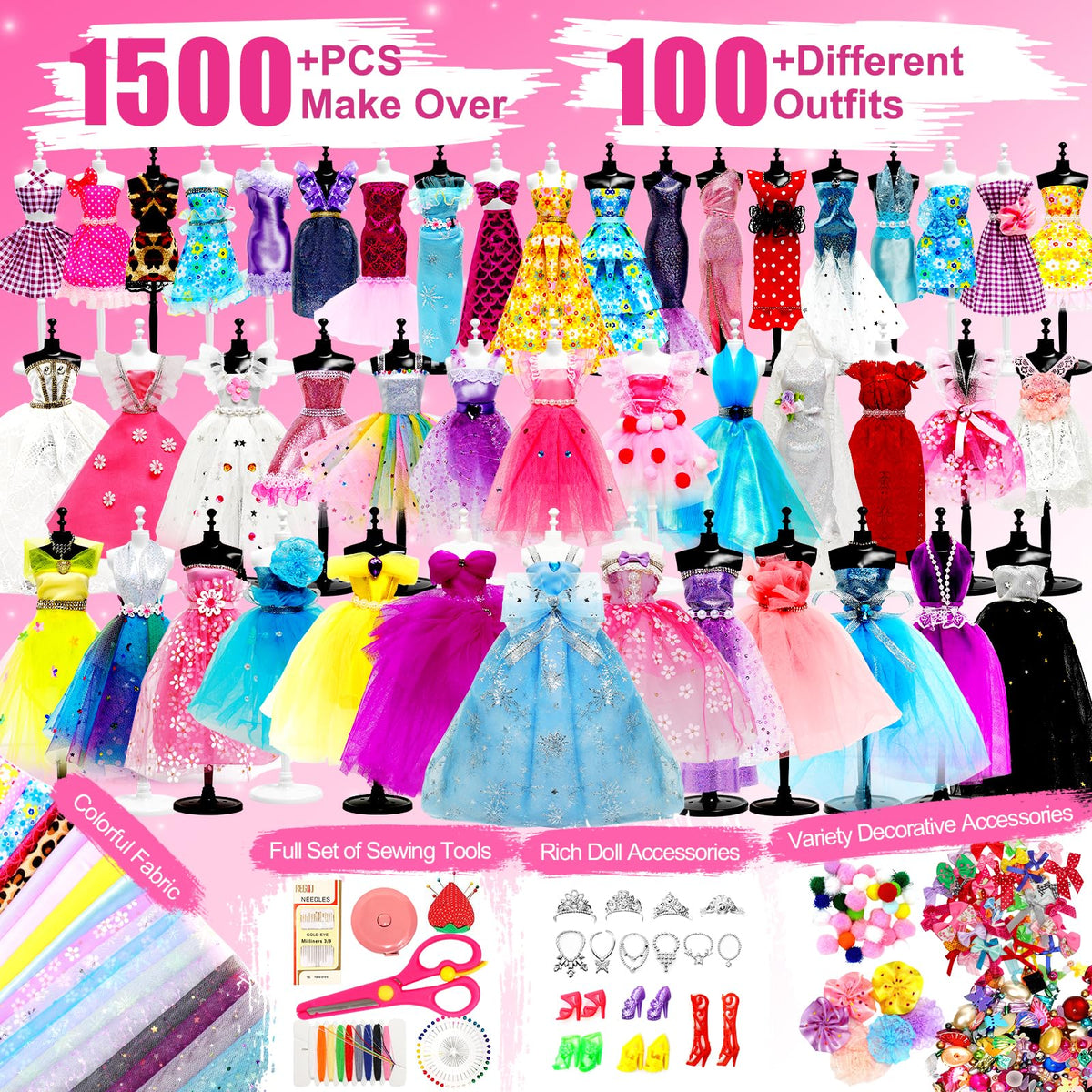 Axirata no-sew design setup speeds outfit creation.