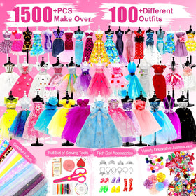 Axirata no-sew design setup speeds outfit creation.
