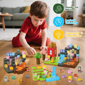 Axirata open-ended creativity supports exploration and fine motor skills.