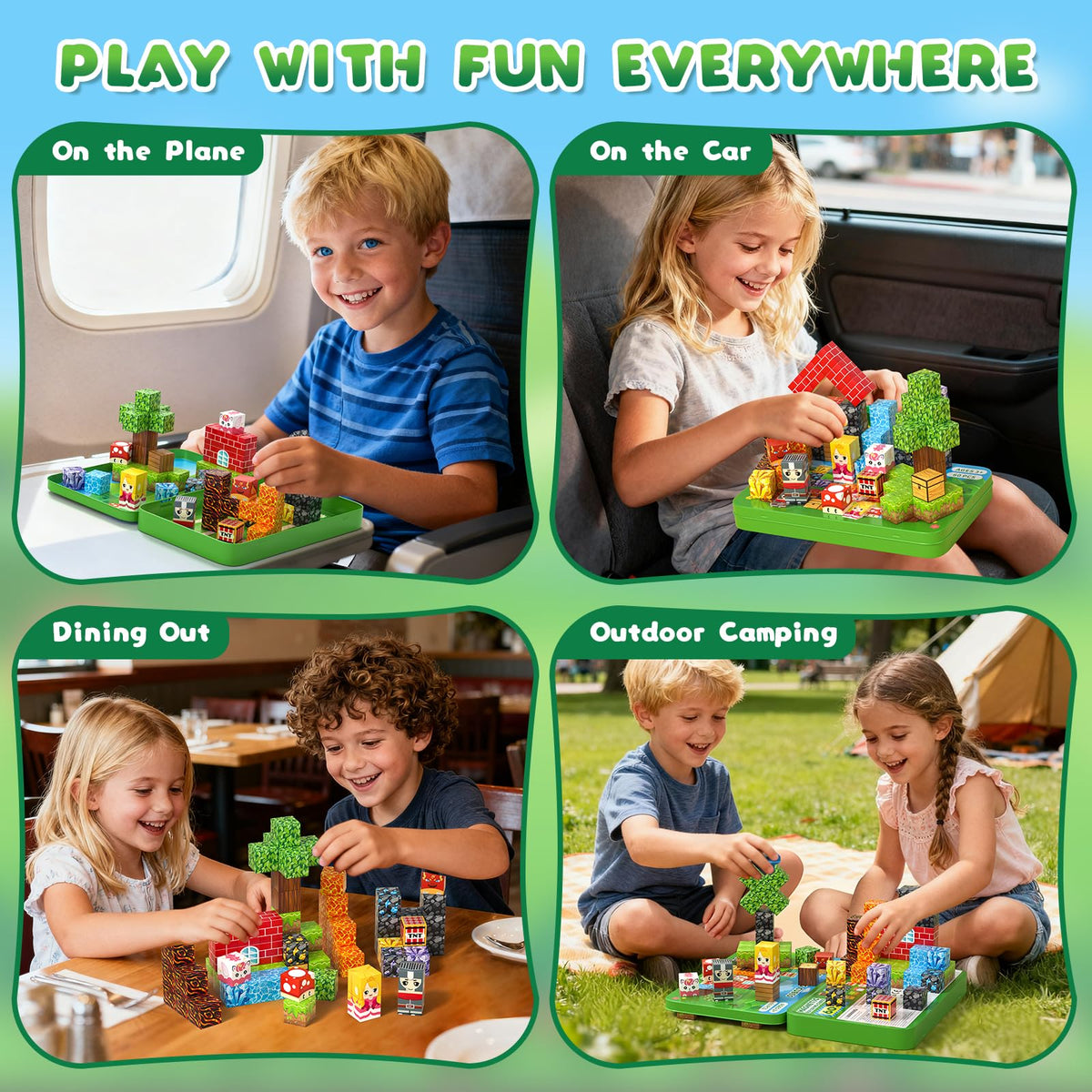 Axirata ABS tiles with smooth edges ensure safe, durable play sessions.