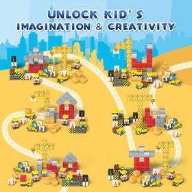 Axirata stem-learning mini blocks encourage creative problem solving during travel