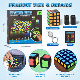 Axirata UV flashlight included enhances glow effects during playtime