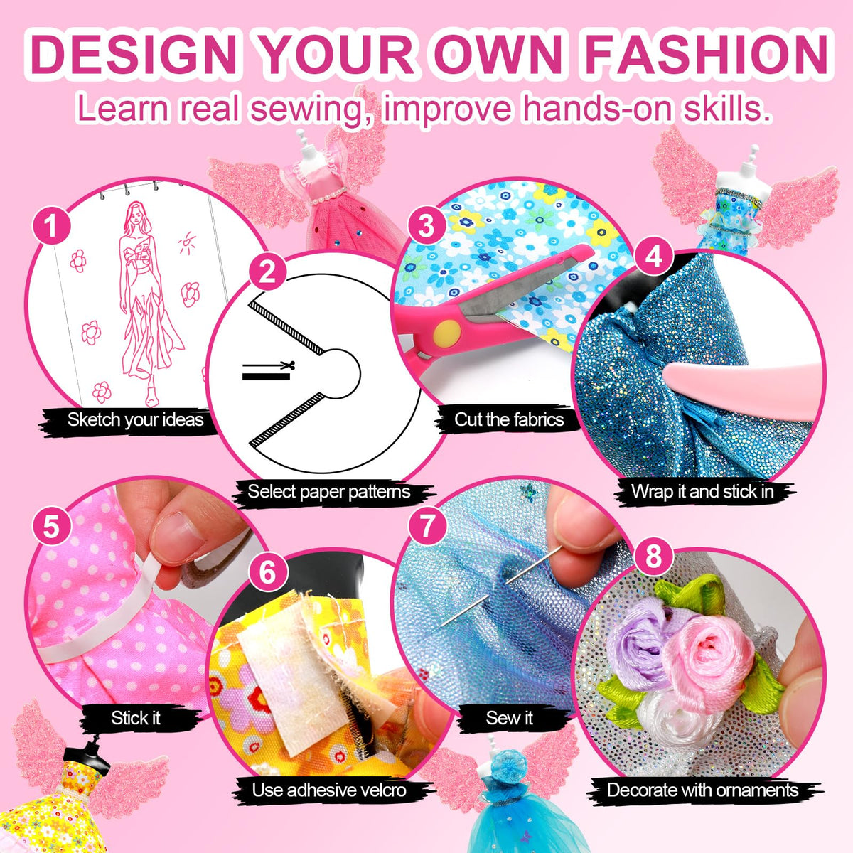 Axirata water-soluble pen allows erasable fashion sketches.