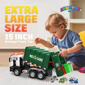 AXWATDEI friction-powered truck with lights and sounds to spark imagination