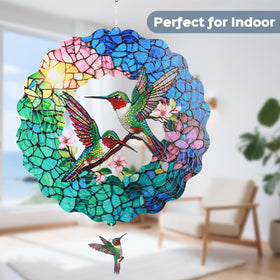 Ayadon epoxy-coated stainless steel spinner resists rust, keeping colors bright outdoors.