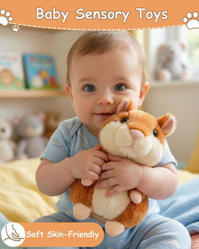 Ayeboovi interactive learning toy encourages language play during daily routines.