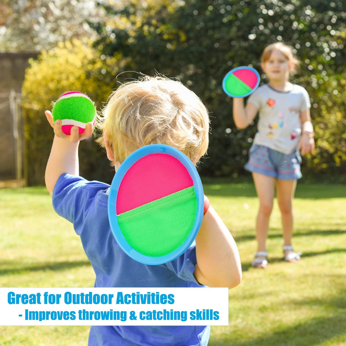 Yard games setup featuring Ayeboovi set, promotes active play.