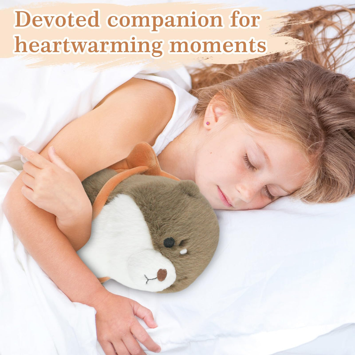 Ayehe coolable otter plush offering refreshing relief.