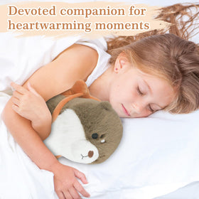 Ayehe coolable otter plush offering refreshing relief.