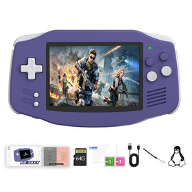 Ayhgicxt RG 34XX front view highlights a compact handheld design for on-the-go gaming