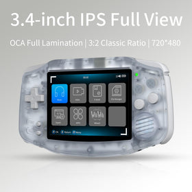 Ayhgicxt RG34XX Glacier Blue 3.4-inch IPS display for crisp visuals.